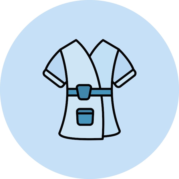 Vector bathrope flat illustration