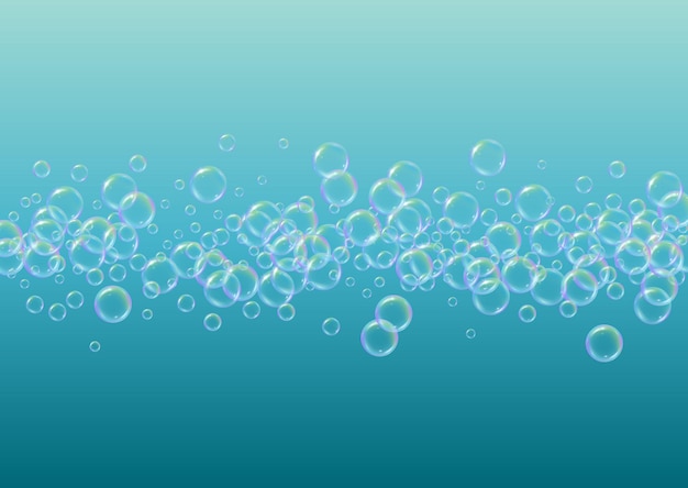 Vector bathtub foam background