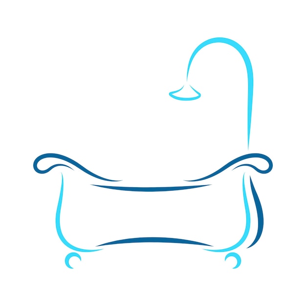 Bathtub logo icon design