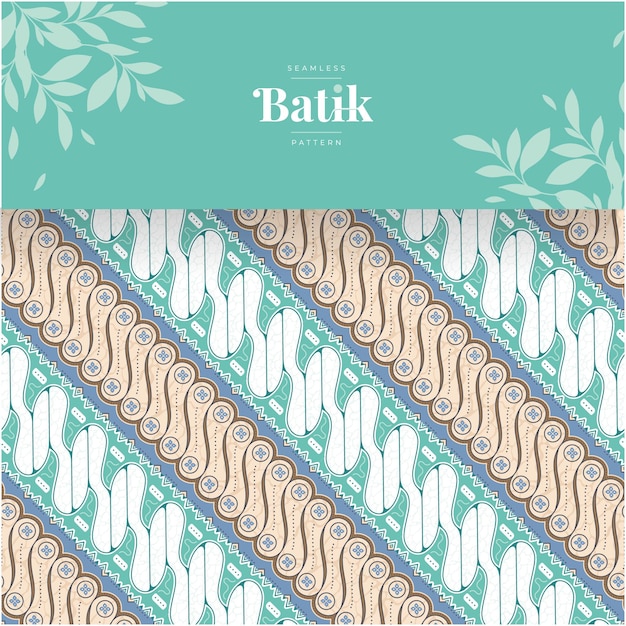 batik art seamless pattern design