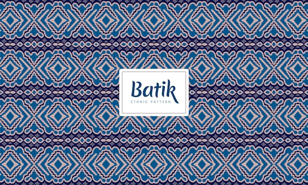 Batik indonesian traditional decorative ethnic patterns vector background