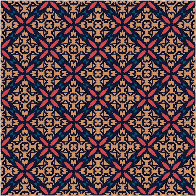 Batik motif pattern background abstract style