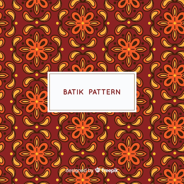 Batik patroon sjabloon