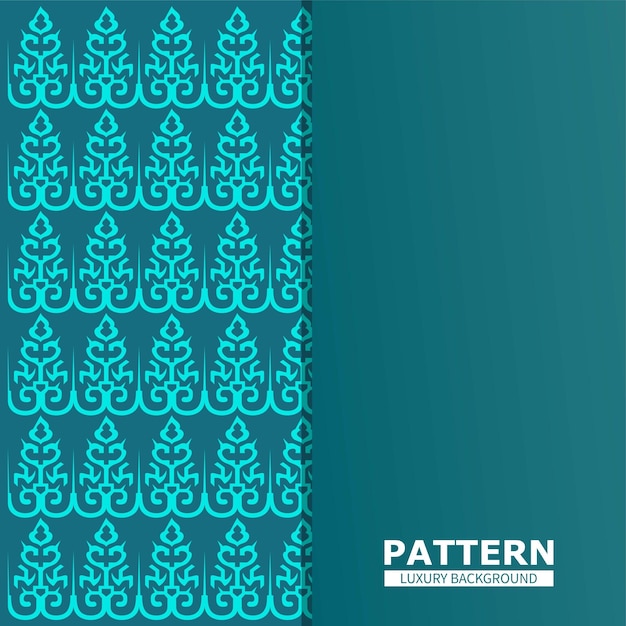 Batik Pattern Ornament Vector Illustration