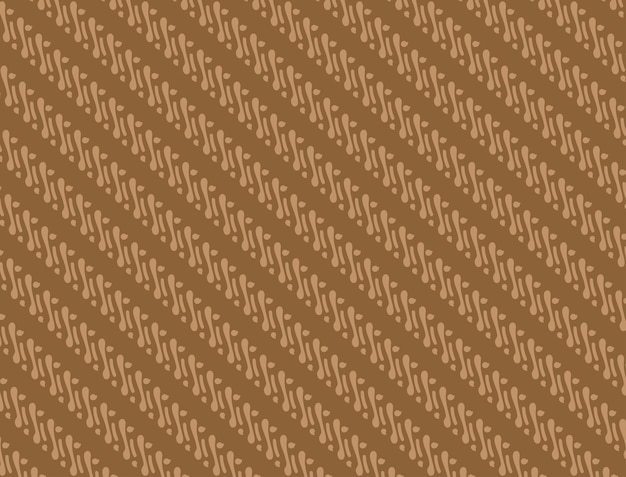 Batik pattern with brown color combination