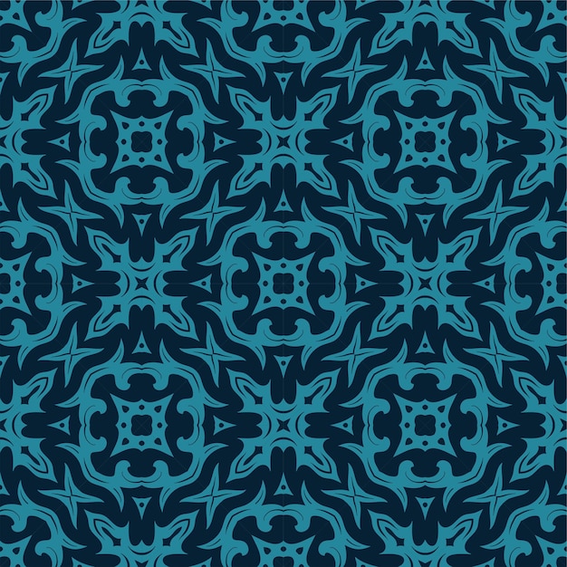 Batik seamless background. Songket pattern ornament with vintage style