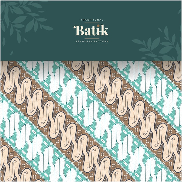 batik textielpatroon vector kunst