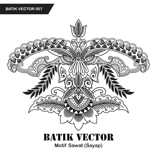 Vettore batik vettore 007