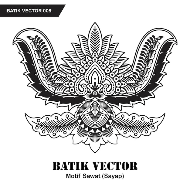 Vettore batik vettore 008