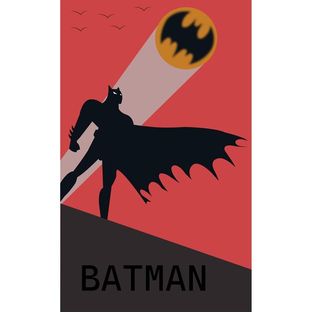 Vettore illustrazione di batman