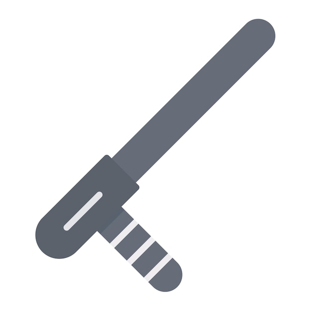 Baton Flat Illustration