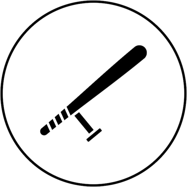 벡터 baton icon vector image can be used for police