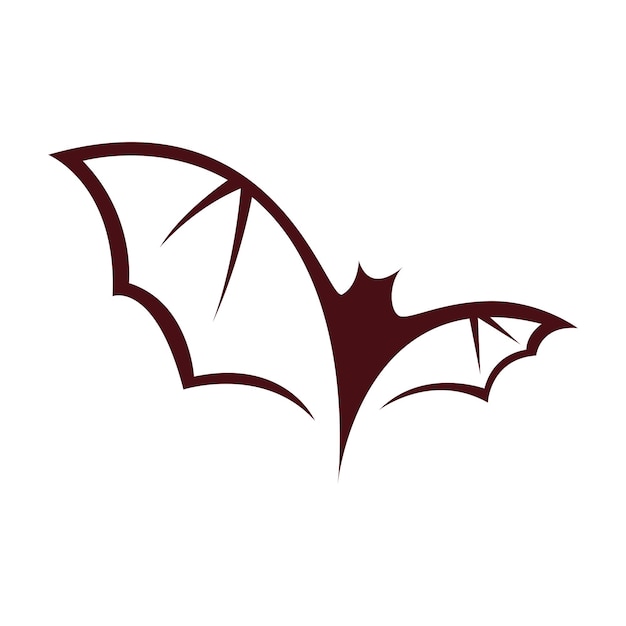 Bats animal logo icon design