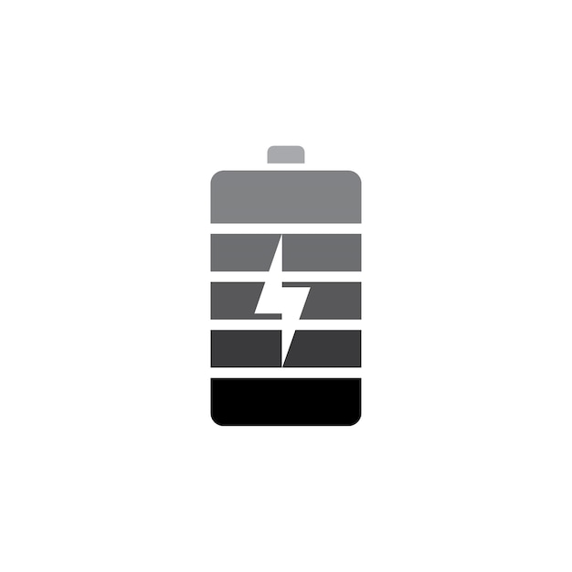 Batterij pictogram ontwerp sjabloon vectorillustratie