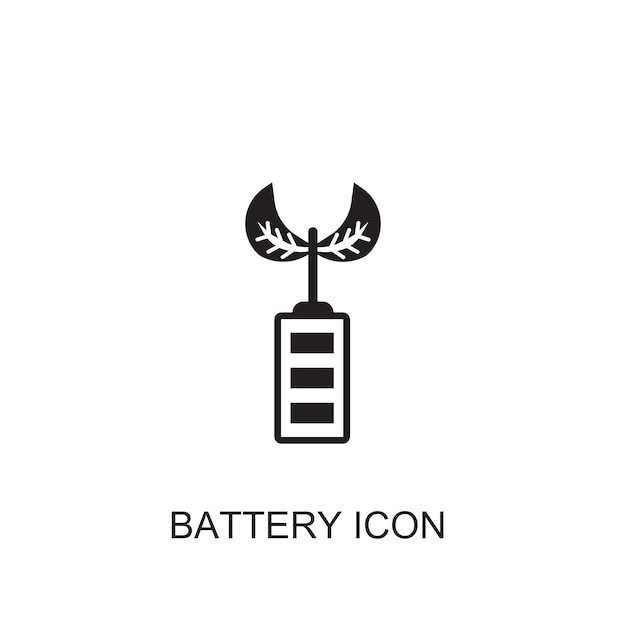 Batterijpictogram vector pictogram