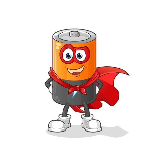 Battery heroes . cartoon character