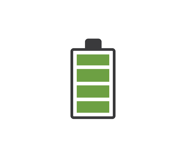 Battery icon logo illustration vector