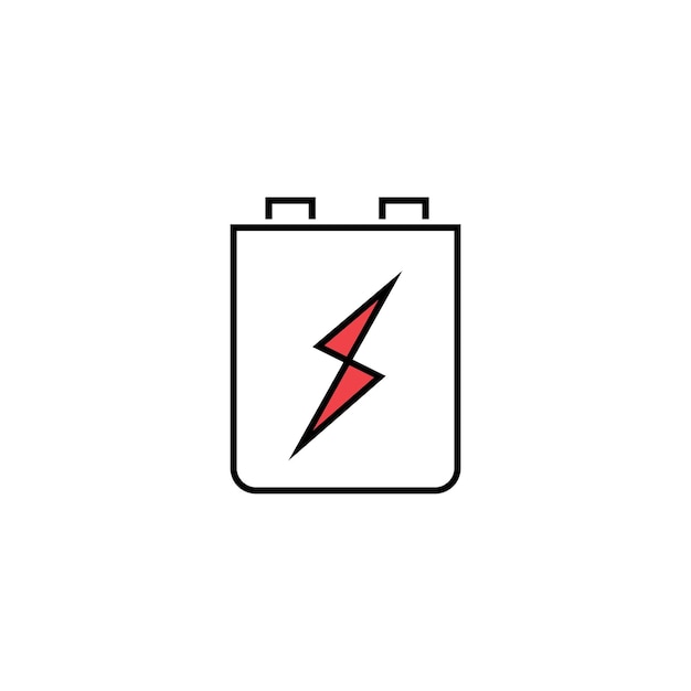 Battery icon vector