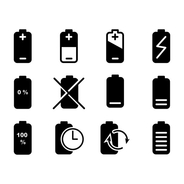 Vector battery icon