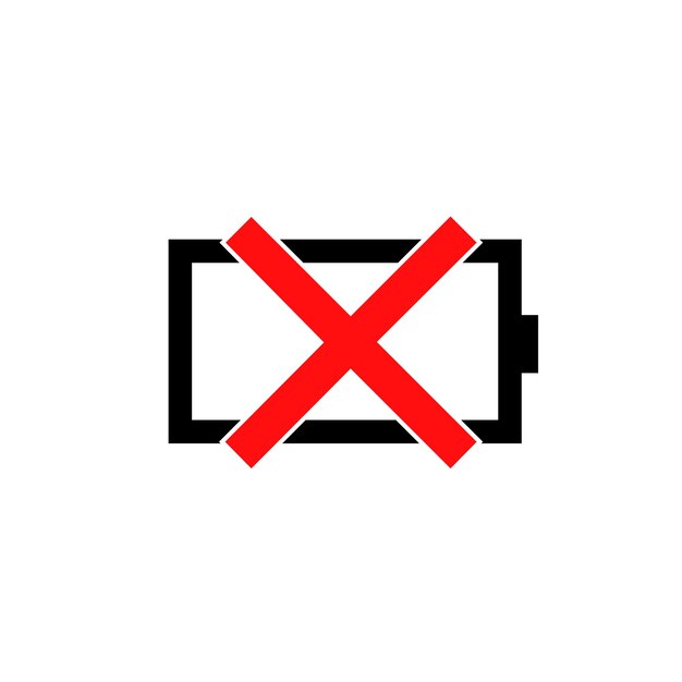 Battery Low Icon Battery Charge Illustration Battery Symbol