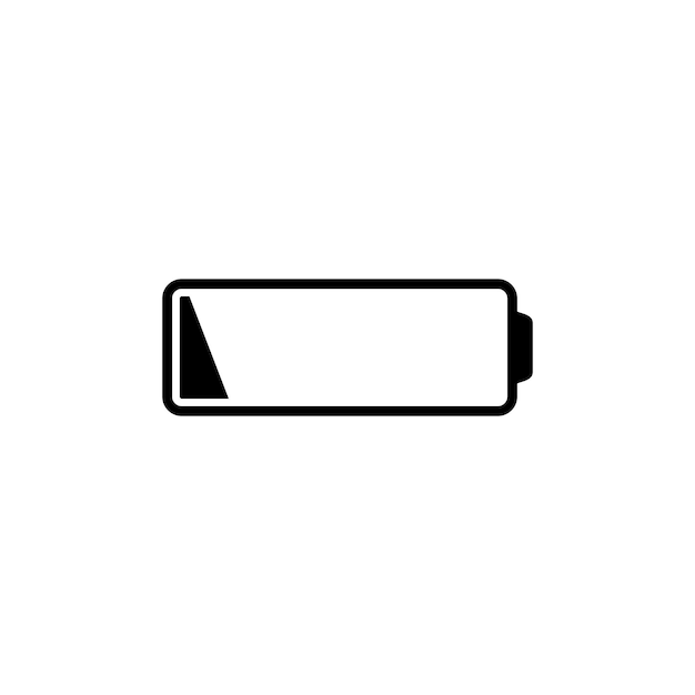 Vector battery power indicator icon vector