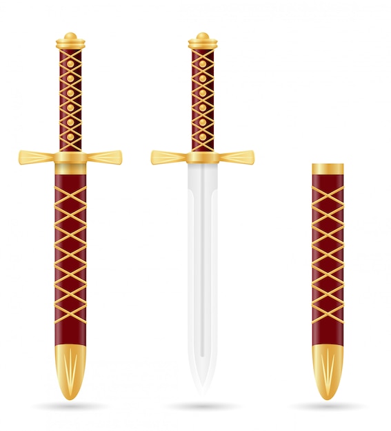 Battle dagger medieval 