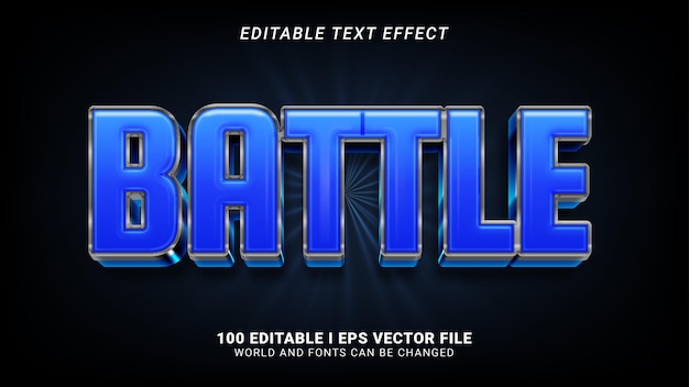 Battle text effect