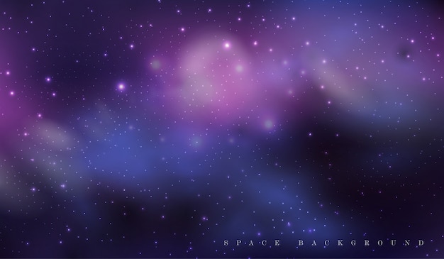 Bautiful Dark Space Background