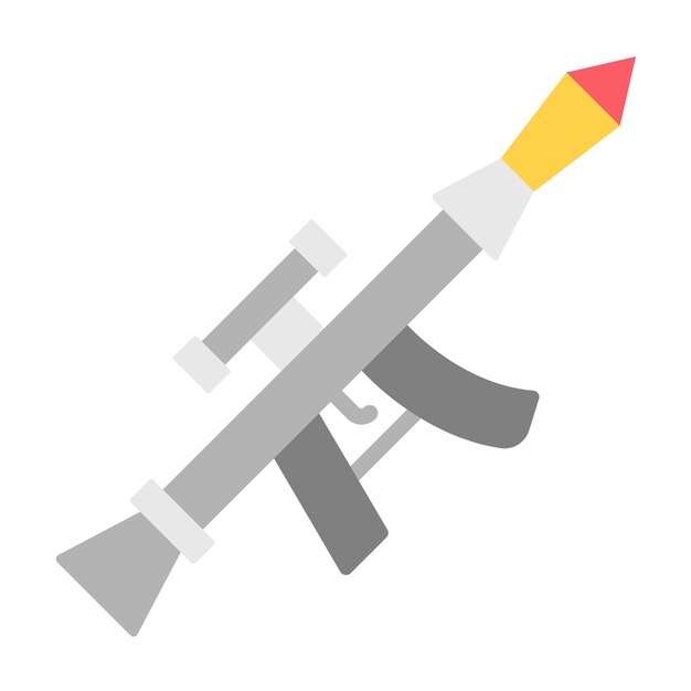 Vector bazooka icon stijl