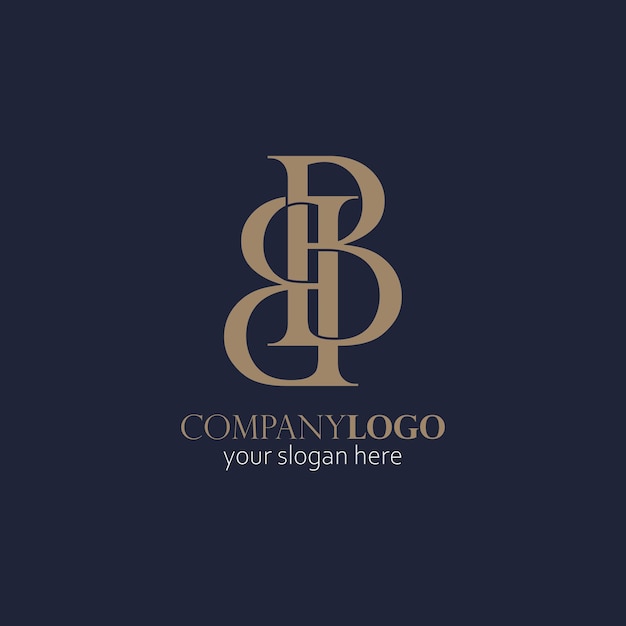 Vector bb letter monogram logo