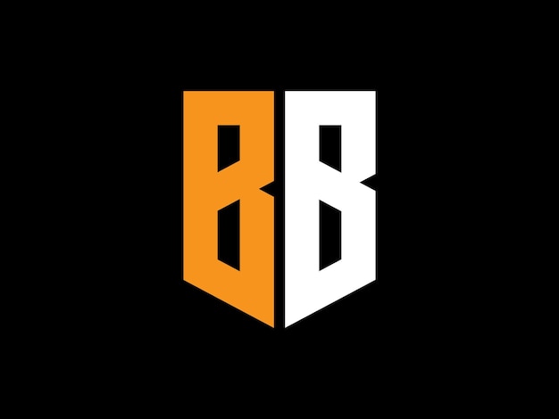 Vettore design del logo bb