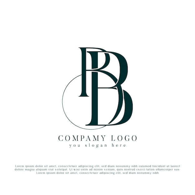 BB Monogram Logo Ontwerp