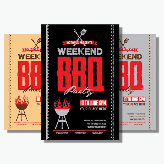 BBQ flyers