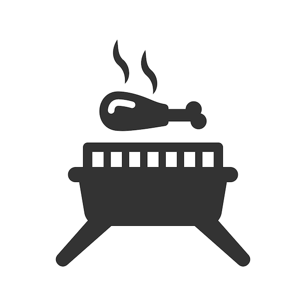 Vector bbq grill icon