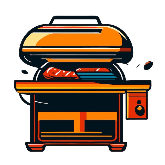 Vector bbq grill vector