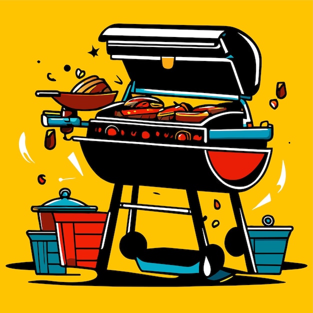 Bbq grill vector
