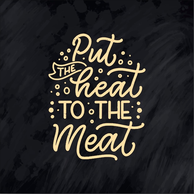 Bbq leuke slogan, geweldig ontwerp voor elk doel.