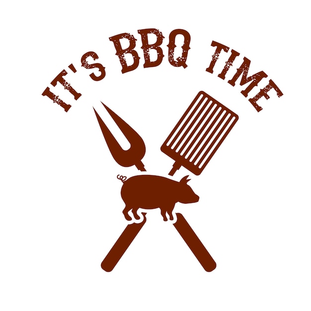 Vector bbq ontwerp