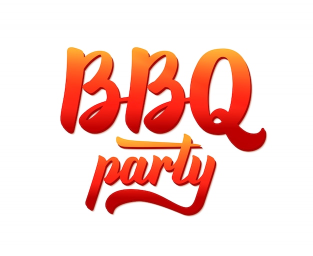 BBQ party logo