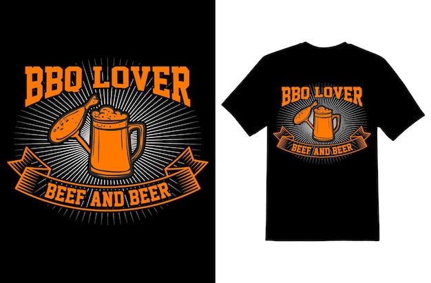 BBQ T-shirt Design Premium bestand