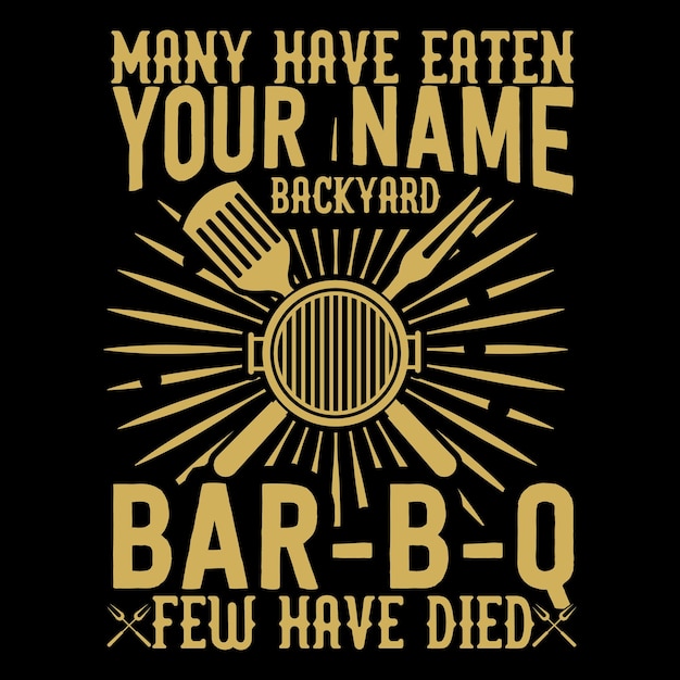 Bbq  t-shirt design