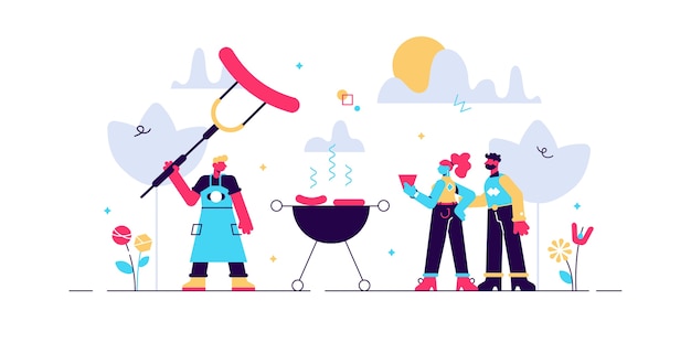 bbq vector illustration.