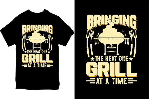 BBQ Vector Tshirt Design Custom BBQ Tshirt Design