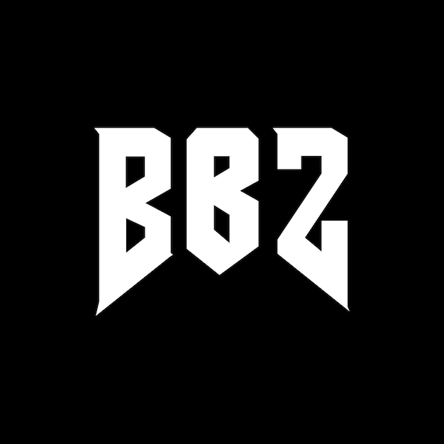 BBZ letter logo ontwerp voor technologiebedrijf BBZ logo ontwerp zwarte en witte kleurencombinatie BBZ logo BBZ vector BBZ ontwerp BBZ icoon BBZ alfabet BBZ typografie logo ontwerp