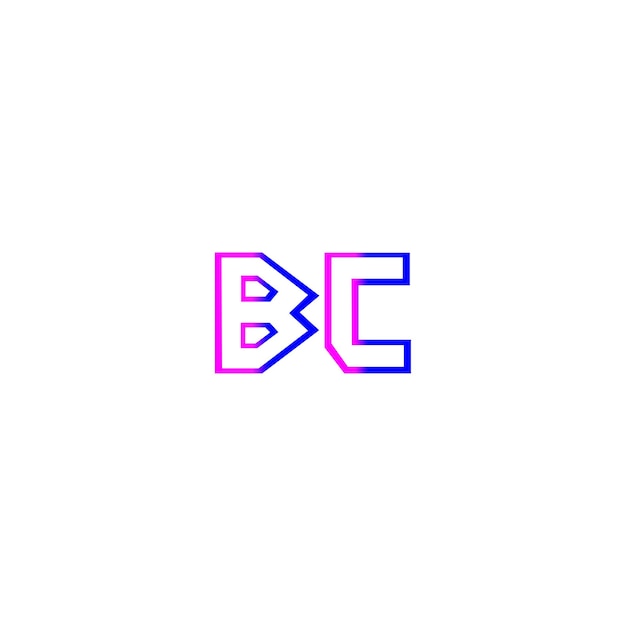 Vector bc logo design