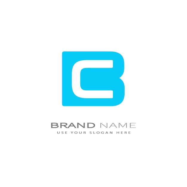 BC107 letter BC logo design