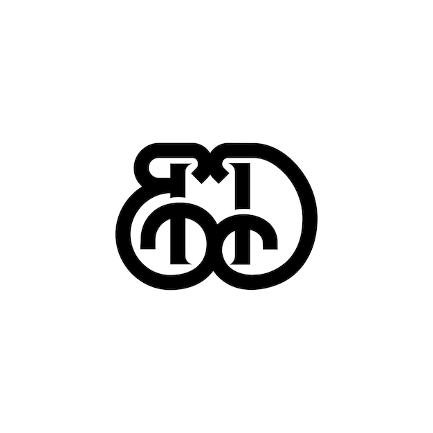 モノグラム ロゴデザイン 文字 文字 名前 シンボル 単色 ロゴタイプ アルファベット 文字 シンプル ロゴ