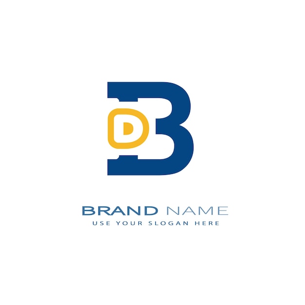 BD513 letter BD logo design