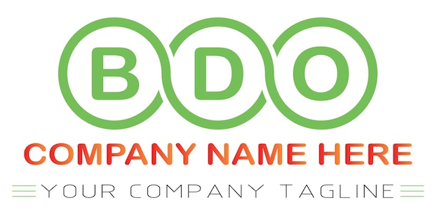 BDO Letter Logo Design