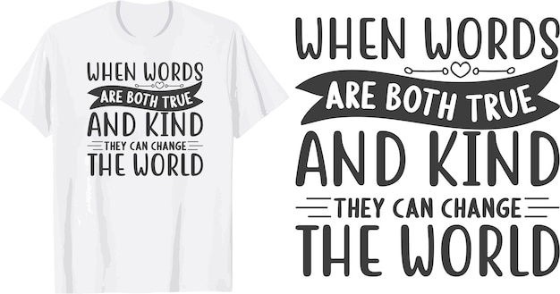 Be kind svg t shirt design